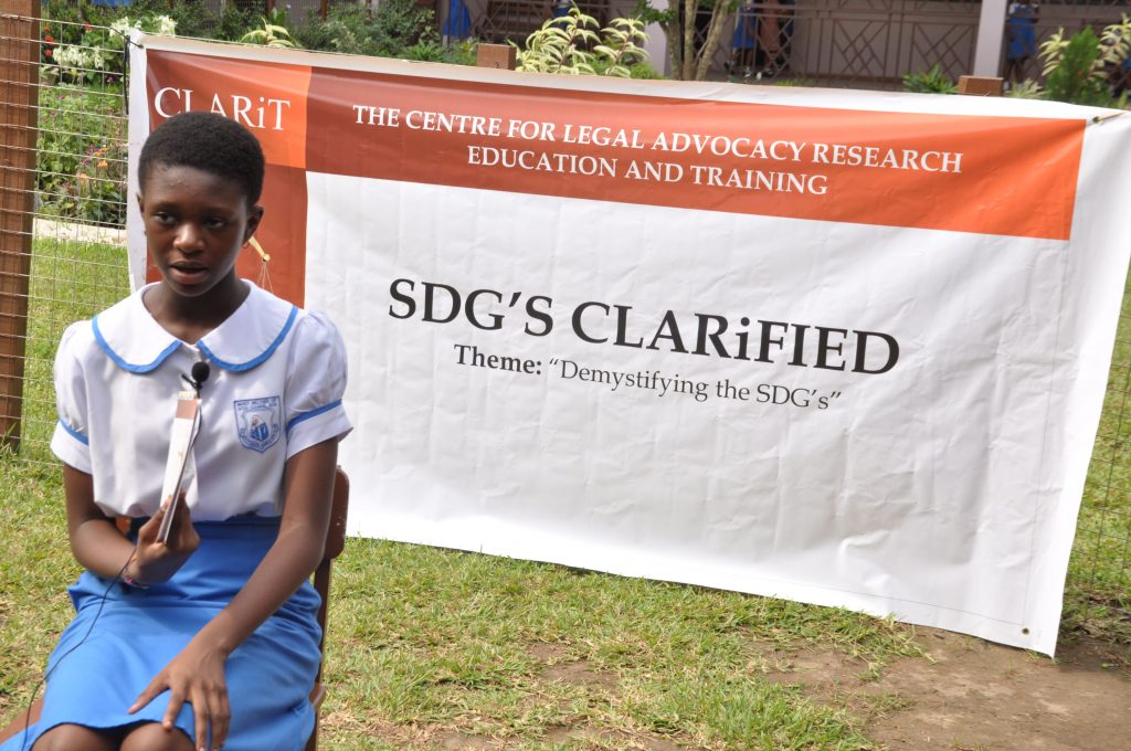 SDG’s CLARiFIED Demystifying SDG’S and Protecting our Environment Mary Mother of Good Counsel School